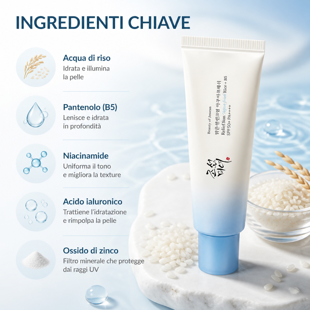 Beauty of Joseon Relief Sun Aqua-Fresh SPF50+ – Crema Solare 50ml