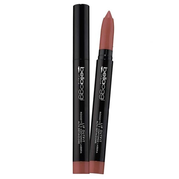 BELLA OGGI LIP OUTFIT ROSSETTO E CONTORNO EVANAKED 01 - Tre Pi Profumerie