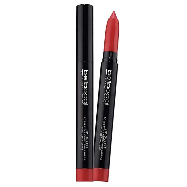 BELLA OGGI LIP OUTFIT ROSSETTO E CONTORNO LARAFIRE 05 - Tre Pi Profumerie