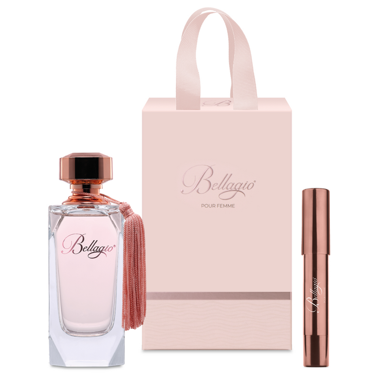 BELLAGIO POUR FEMME COFANETTO EDT 100 ML + PENNA PROFUMO SOLIDO