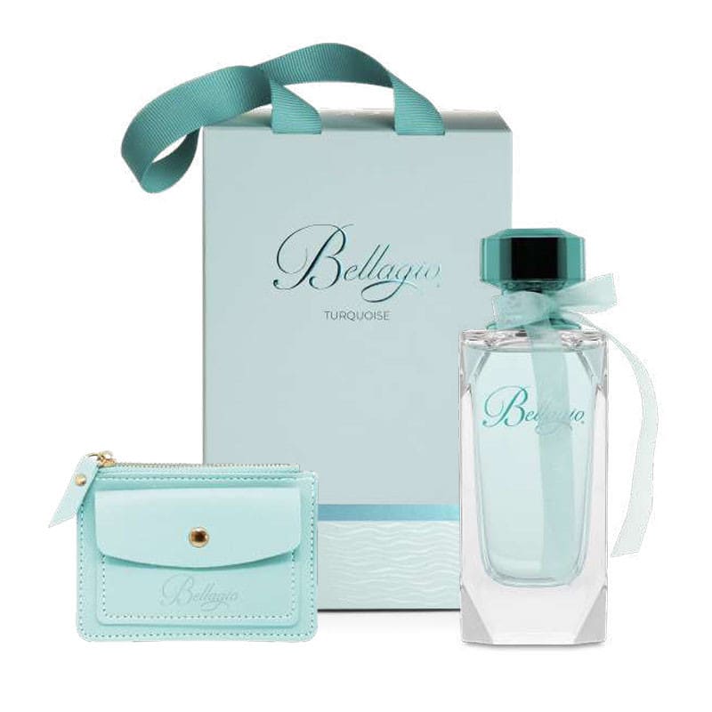 BELLAGIO TURQUOISE COFANETTO EAU DE PARFUM 100 ML + PORTAMONETE