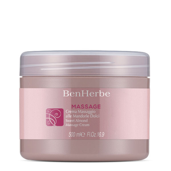 BENHERBE MASSAGE CREMA MASSAGGIO ALLE MANDORLE DOLCI 500 ML - Tre Pi Profumerie