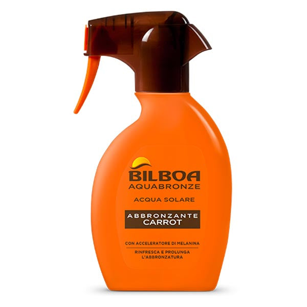 BILBOA ACQUABRONZE ACQUA SOLARE ABBRONZANTE CARROT 250 ML - Tre Pi Profumerie