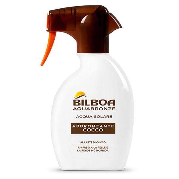 BILBOA ACQUABRONZE ACQUA SOLARE ABBRONZANTE COCCO 250 ML - Tre Pi Profumerie