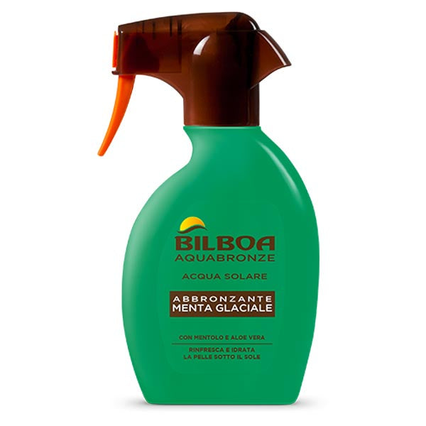 BILBOA ACQUABRONZE ACQUA SOLARE ABBRONZANTE MENTA GLACIALE 250ML - Tre Pi Profumerie