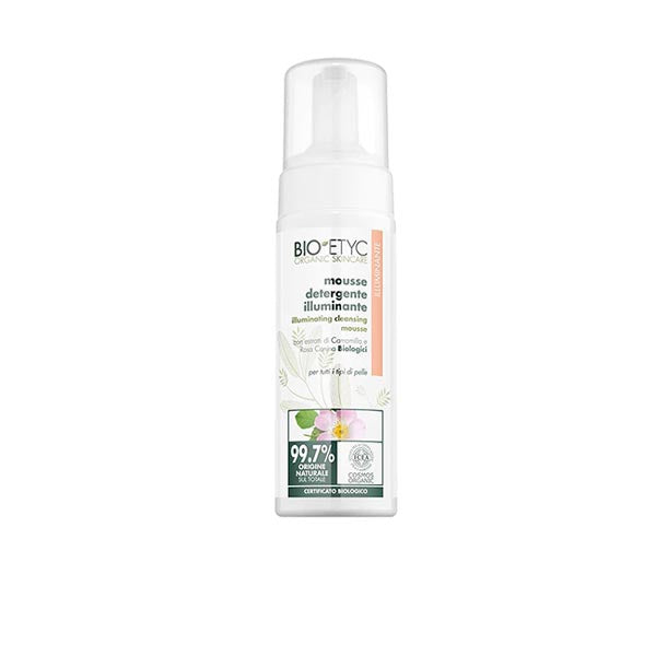 BIOETYC MOUSSE DETERGENTE ILLUMINANTE 150 ML - Tre Pi Profumerie