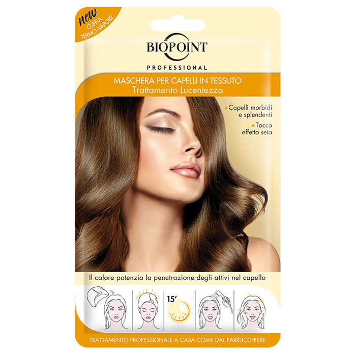 BIOPOINT PROFESSIONAL MASCHERA IN TESSUTO TRAT.LUCENTEZZA 35 ML - Tre Pi Profumerie