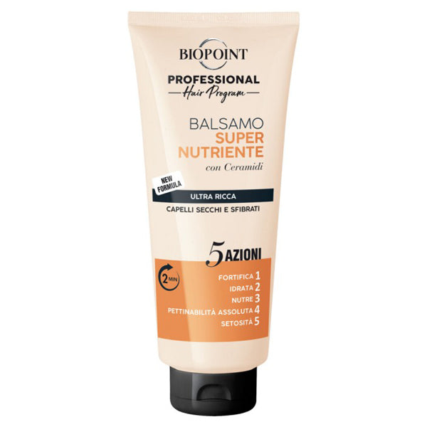 BIOPOINT PROFESSIONAL SUPER NUTRIENTE BALSAMO SECCHI 350 ML - Tre Pi Profumerie