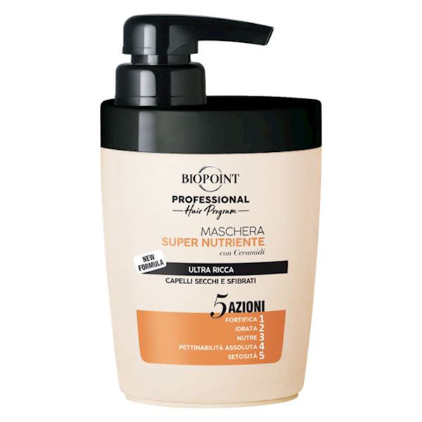 BIOPOINT PROFESSIONAL SUPER NUTRIENTE MASCHERA SECCHI 300 ML - Tre Pi Profumerie