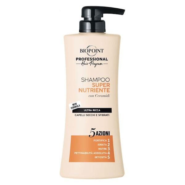 BIOPOINT PROFESSIONAL SUPER NUTRIENTE SHAMPOO SECCHI 400 ML - Tre Pi Profumerie