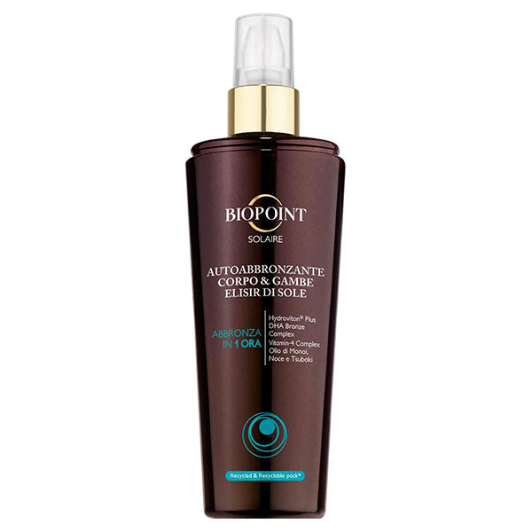 BIOPOINT SOLAIRE AUTOABBRONZANTE CORPO&GAMBE ELISIR SOLE 150 ML - Tre Pi Profumerie