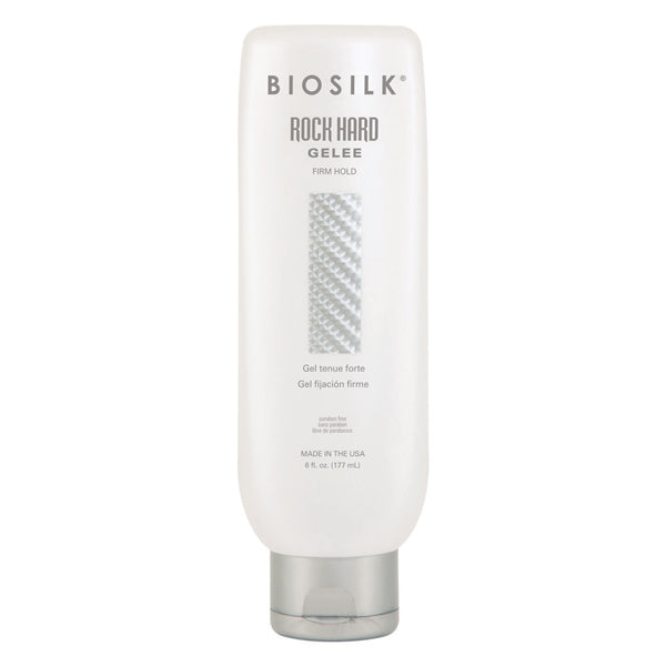 BIOSILK GELEE STYLING ROCK HARD TENUTA FORTE 177 ML - Tre Pi Profumerie