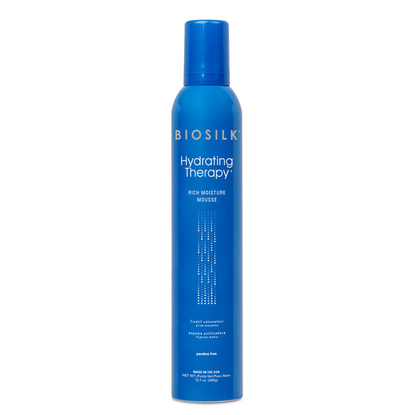 BIOSILK MOUSSE CAPELLI HYDRATING MOISTURE 360 GR - Tre Pi Profumerie