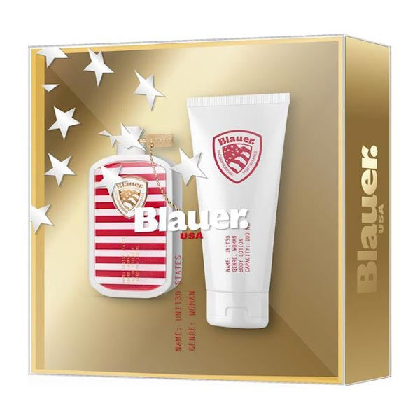 BLAUER UNITED STATES WOMAN COFANETTO EDT - BODY LOTION - Tre Pi Profumerie