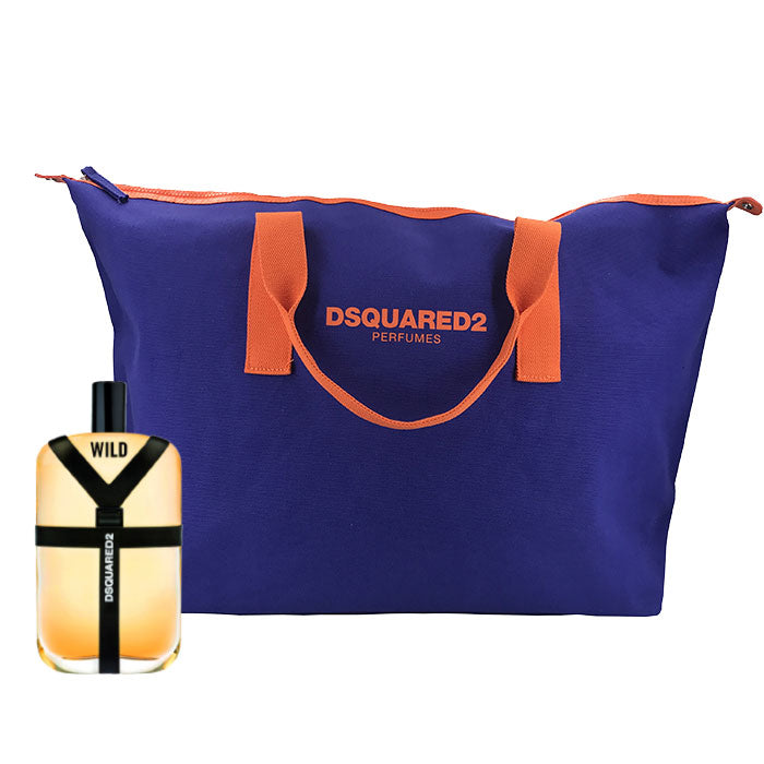DSQUARED2 WILD EDT VAPO 100 ML + DSQUARED2 TRAVEL BAG - Tre Pi Profumerie
