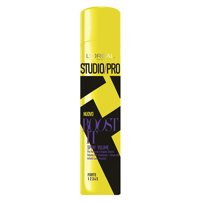 L'OREAL STUDIO/PRO BOOST IT SPRAY VOLUME FORTE 400 ML - Tre Pi Profumerie