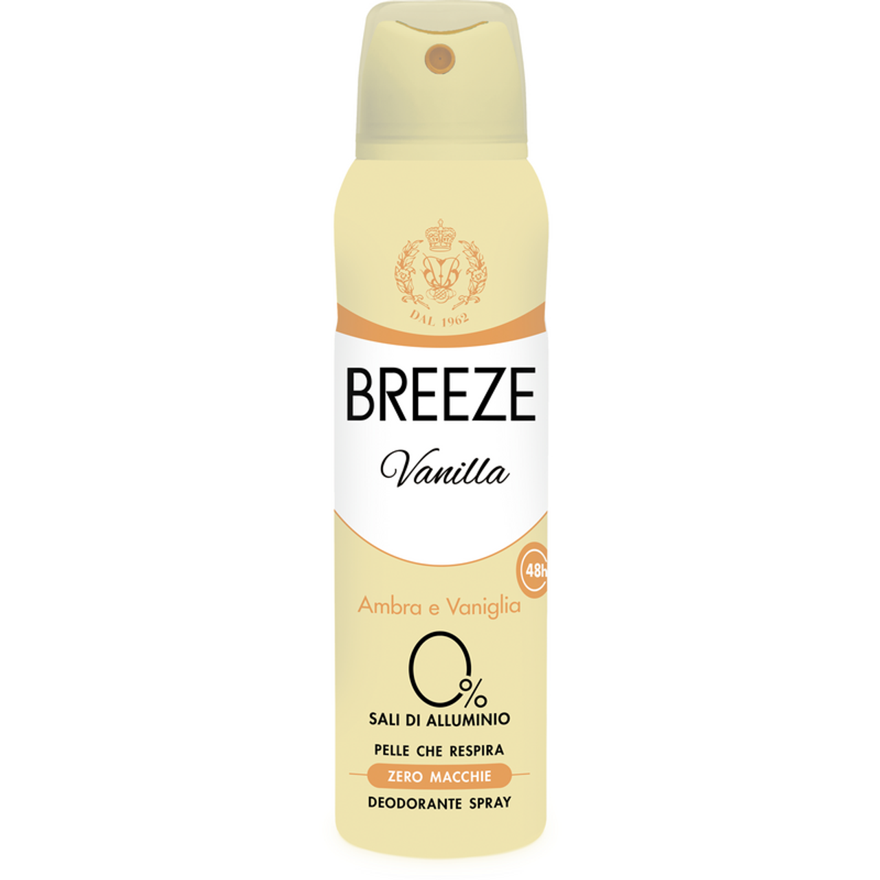 BREEZE DEODORANT NO GAS VANILLA 100 ML