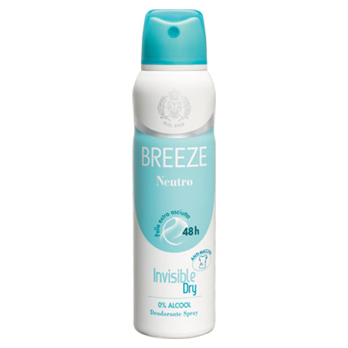 BREEZE DEODORANTE SPRAYNEUTRO INVISIBLE DRY 150 ML - Tre Pi Profumerie