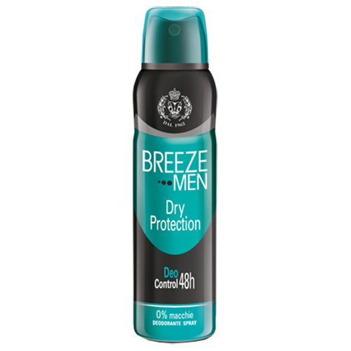 BREEZE MEN DEODORANTE SPRAY DRY PROTECTION 150 ML - Tre Pi Profumerie