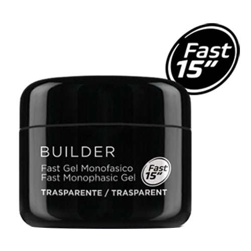 JVONE MILANO UV/LED SYSTEM FAST GEL MONOFASICO TRASPARENTE 15 ML - Tre Pi Profumerie