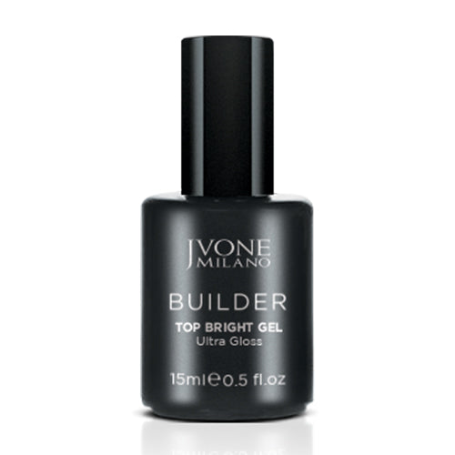 JVONE MILANO UV/LED SYSTEM BUILDER TOP BRIGHT GEL 15 ML - Tre Pi Profumerie