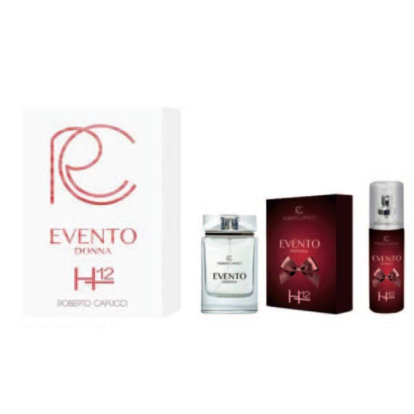 CAPUCCI EVENTO DONNA H12 COFANETTO EDP 100 ML + DEODORANTE - Tre Pi Profumerie