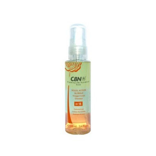 CBN SOLEIL ACTION GLOBALE VISAGE-CORPS- CHEVEUX 15 SPF 100 ML - Tre Pi Profumerie