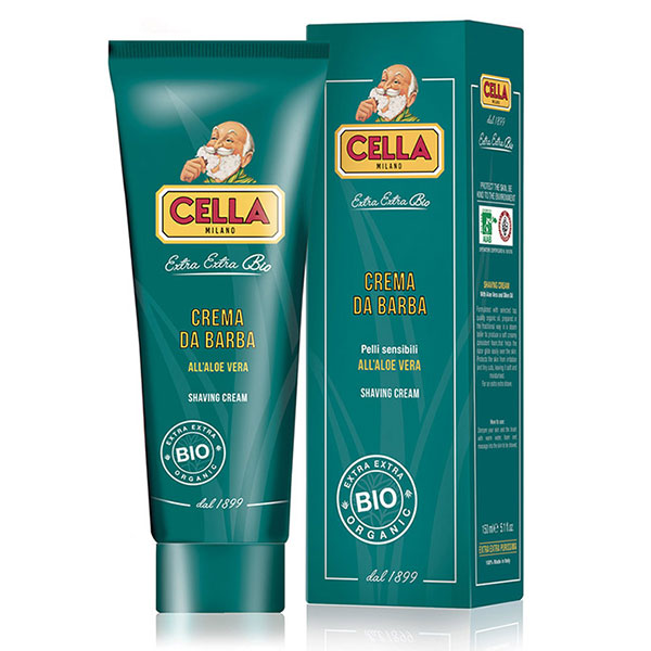 CELLA MILANO CREMA DA BARBA ALL'ALOE VERA BIO 150 ML - Tre Pi Profumerie