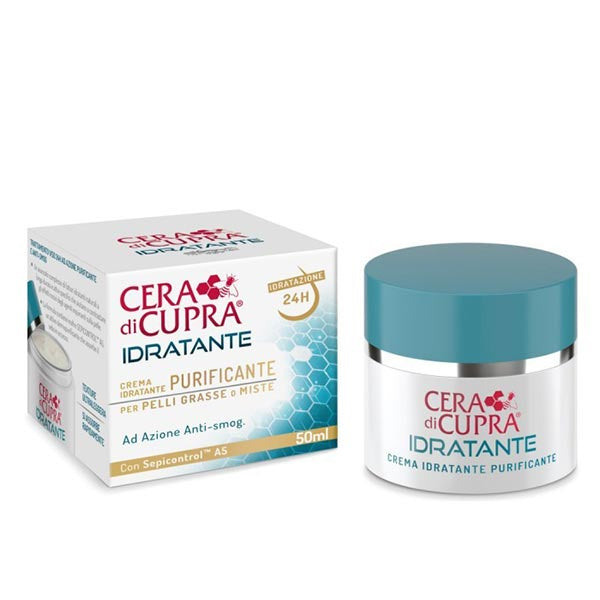 CERA DI CUPRA CREMA VISO IDRATANTE PURIFICANTE 50 ML - Tre Pi Profumerie