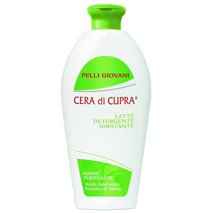 CERA DI CUPRA LATTE DETERGENTE IDRATANTE PELLI GIOVANI 200 ML - Tre Pi Profumerie