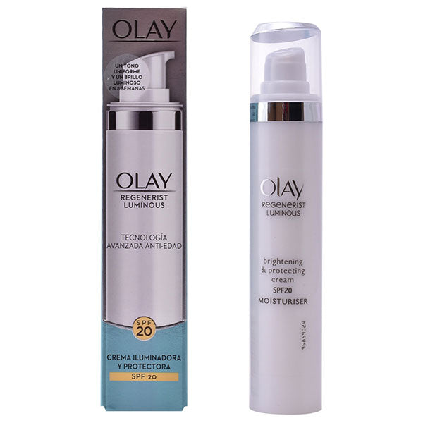 OLAZ REGENERIST LUMINOUS CREMA ILLUMINANTE SPF 20 50 ML - Tre Pi Profumerie