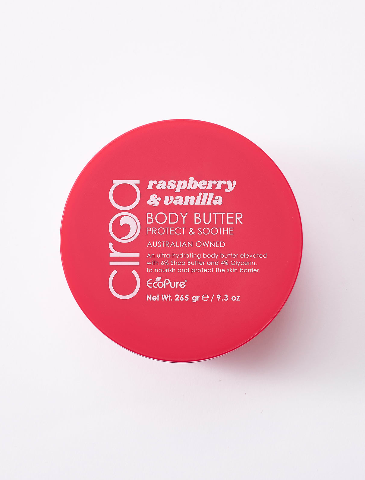 CIROA BODY BUTTER LAMPONE E VANILLA 265 GR