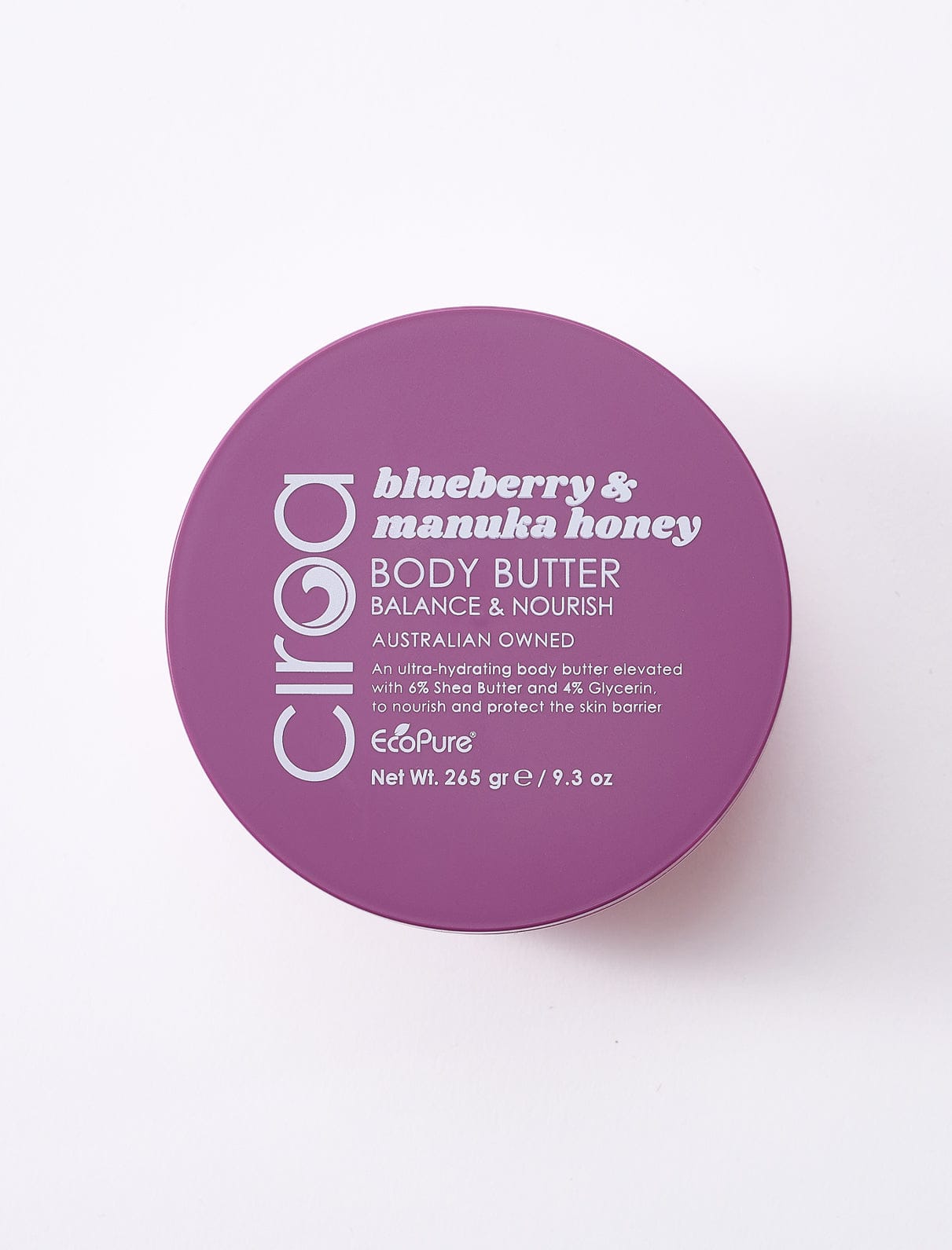 CIROA BODY BUTTER MIRTILLO E MIELE DI MANUKA 265 GR