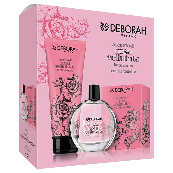 DEBORAH ACCORDO DI ROSA VELLUTATA COFANETTO - Tre Pi Profumerie