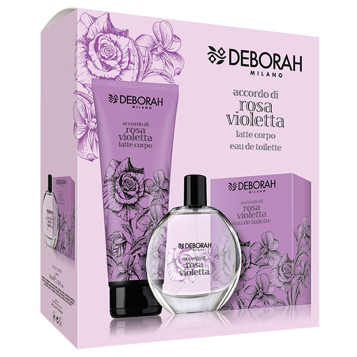 DEBORAH ACCORDO DI ROSA VIOLETTA COFANETTO - Tre Pi Profumerie