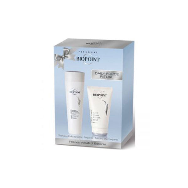 BIOPOINT DAILY FORCE COFANETTO SHAMPOO 200 ML + BALSAMO 150 ML - Tre Pi Profumerie