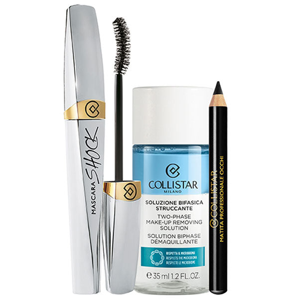 COLLISTAR MASCARA SHOCKNERO + STRUCCANTE + MATITA - Tre Pi Profumerie