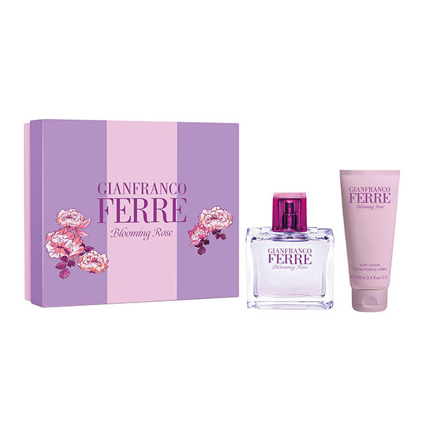 GIANFRANCO FERRE' BLOOMING ROSE COFANETTO EDT 50ML + B.LOT 100ML - Tre Pi Profumerie