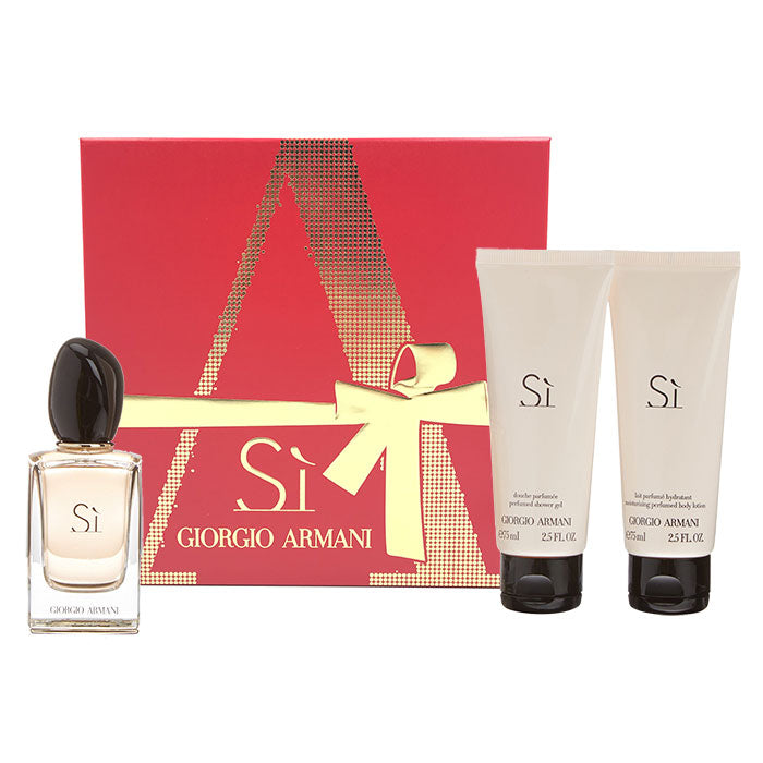 ARMANI SI COFANETTO EDP 50 + SHOWER GEL + BODY LOTION - Tre Pi Profumerie