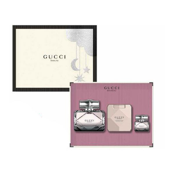 GUCCI BAMBOO COFANETTO EDP 75 ML + EDP 5 ML + B.LOTION 100 ML - Tre Pi Profumerie