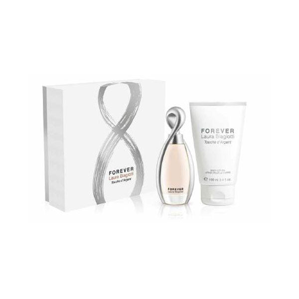 LAURA BIAGIOTTI FOREVERTOUCH D'ARGENT COFANETTO EDP 60 + BODY - Tre Pi Profumerie