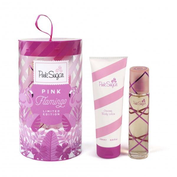 AQUOLINA PINK FLAMINGO COFANETTO EDT 100 ML + BODY LOTION 250 ML - Tre Pi Profumerie