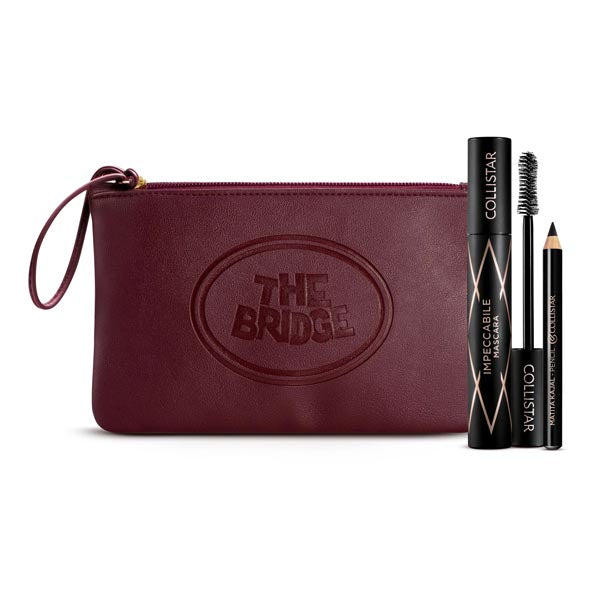 COLLISTAR COFANETTO MASCARA IMPECCABILE + THE BRIDGE POCHETTE - Tre Pi Profumerie