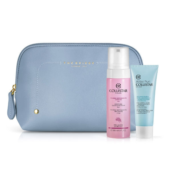 COLLISTAR COFANETTO MOUSSE DETERGENTE LENTIVA + CICA-MASCHERA - Tre Pi Profumerie