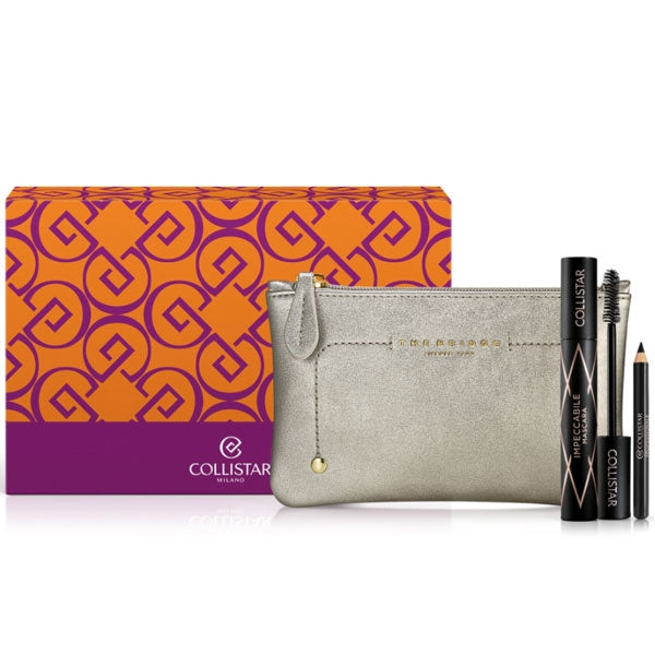 COLLISTAR COFANETTO MASCARA IMPECCABILE + MATITA OCCHI +POCHETTE - Tre Pi Profumerie