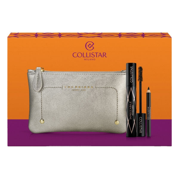 COLLISTAR COFANETTO MASCARA IMPECCABILE + MATITA OCCHI +POCHETTE - Tre Pi Profumerie
