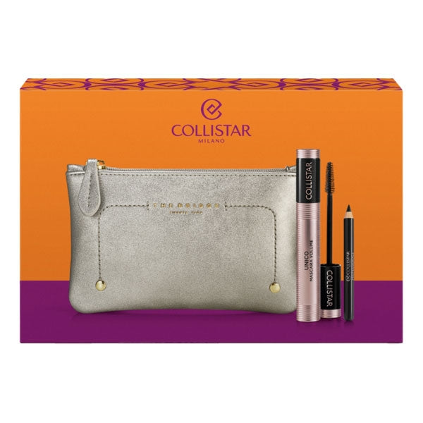 COLLISTAR COFANETTO MASCARA UNICO + MATITA OCCHI + POCHETTE - Tre Pi Profumerie