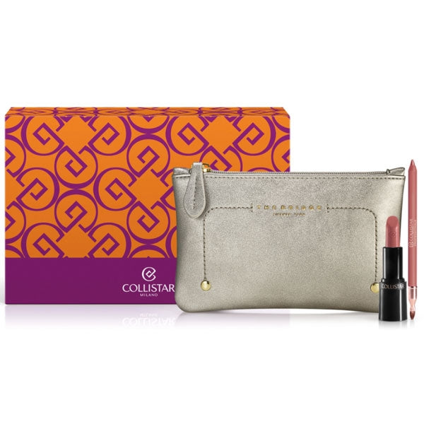 COLLISTAR COFANETTO REGALO PURO ROSSETTO 101+MAT+POCH - Tre Pi Profumerie