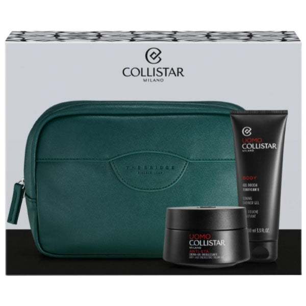 COLLISTAR COFANETTO UOMO CREMA-GEL ENERGIZZANTE + GEL DOCCIA - Tre Pi Profumerie