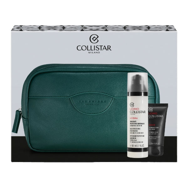 COLLISTAR COFANETTO UOMO IDRATANTE PROTETTIVO + DETERGENTE SCRUB - Tre Pi Profumerie